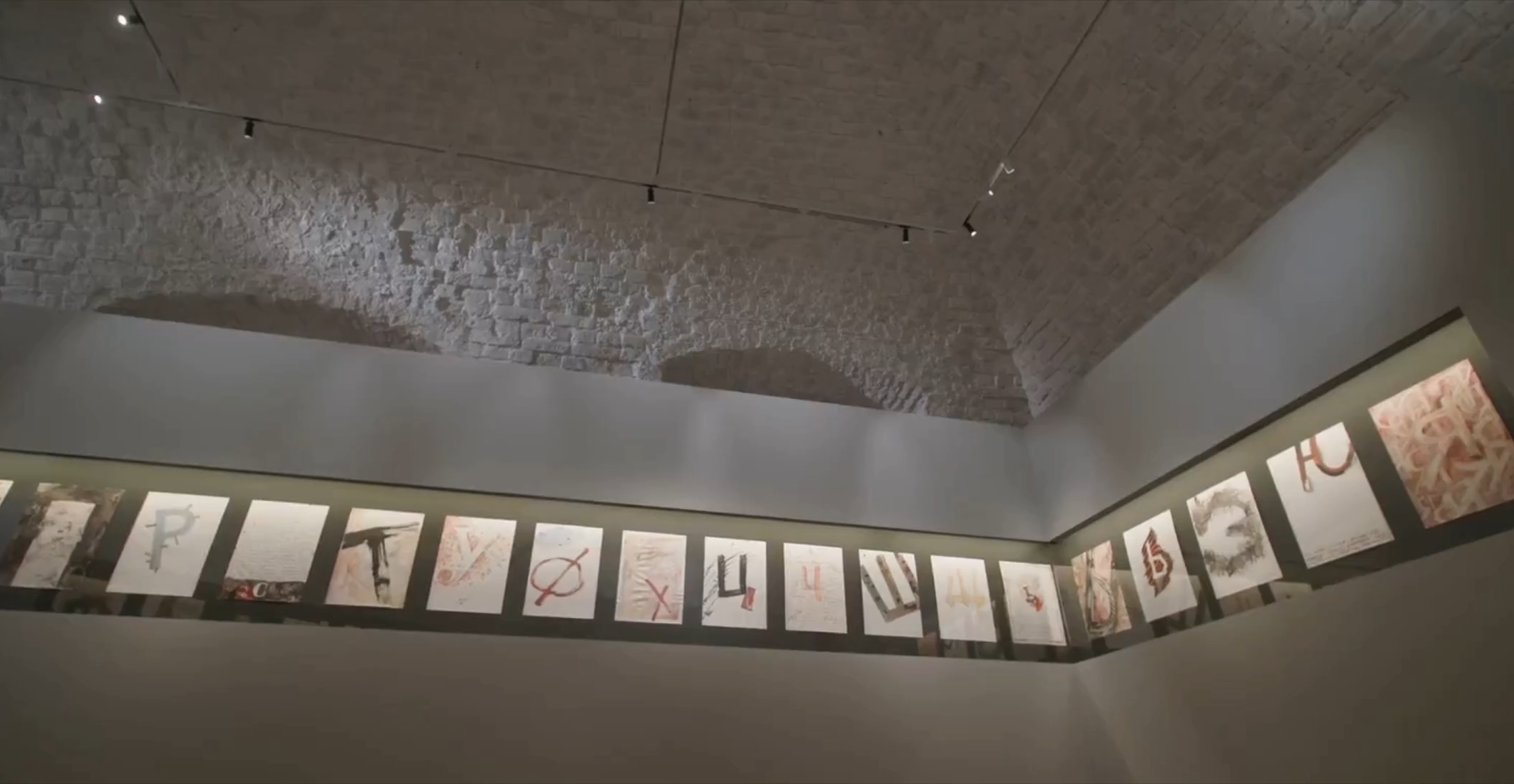 Team tour of the exhibition